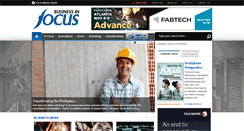 Desktop Screenshot of businessinfocusmagazine.com